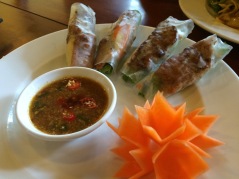 Grilled Pork Spring Rolls (Thit Nuong), Miss Ly Cafe, Hoi An - Vietnam Culinary Discovery