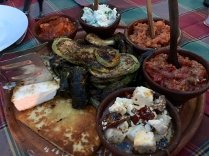 Mezze at the Welcome Dinner - Real Food Adventure Macedonia and Montenegro