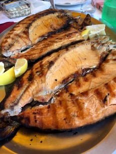 Grilled trout from Lake Ohrid - Real Food Adventure Macedonia and Montenegro